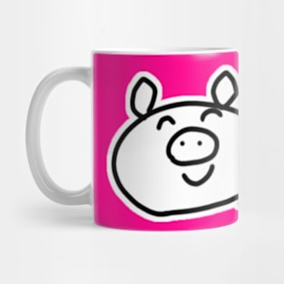 Waving Boo the kawaii pig. Mug